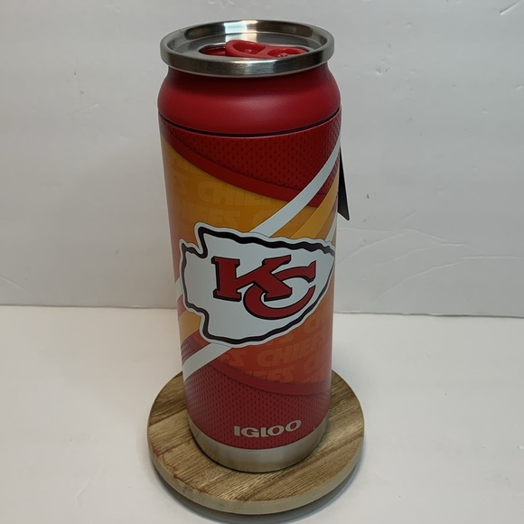 Kansas City Chiefs Insulated Tumbler NFL x Igloo Can Stainless Steel 16 Oz New - Picture 8 of 8